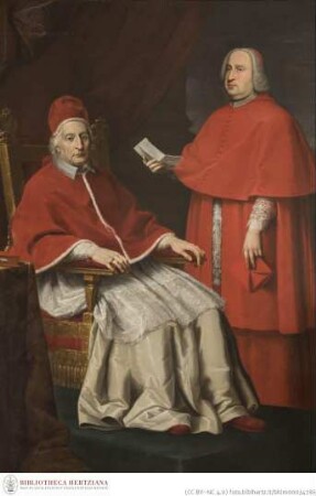 Doppelbildnis von Papst Clemens XII. und Kardinal Neri Maria Corsini