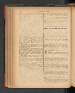 L'Organisation De L'Armée Coloniale.