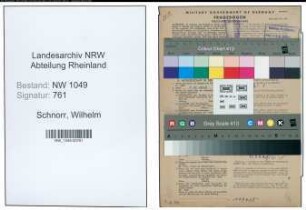 Entnazifizierung Wilhelm Schnorr , geb. 21.01.1909 (Architekt)
