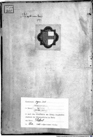 'Grieshabersche Predigtsammlung', Sonn- und Festtagspredigten - BSB Cgm 305