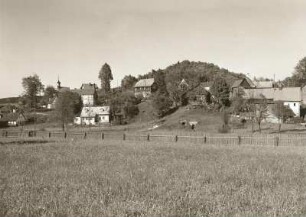 Rodowitz (heute Radvanec / Tschechien). Ortsteilansicht von Westen