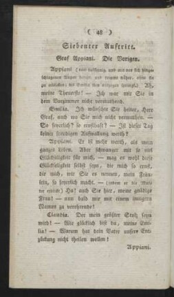 Siebenter Auftritt. Graf Appiani. Die Vorigen.