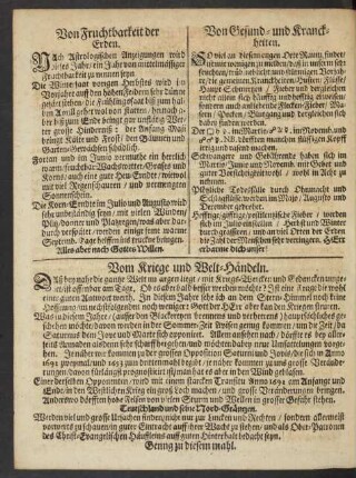 Von Fruchtbarkeit der Erden.