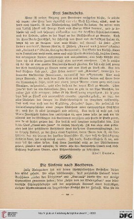 Die Sinfonie nach Beethoven