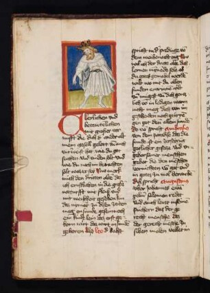 Deckfarbenminiatur: Der dritte Weise
