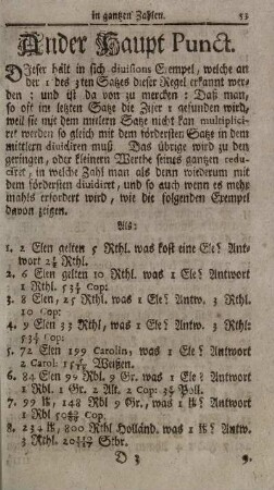 Anderer Haupt Punct.