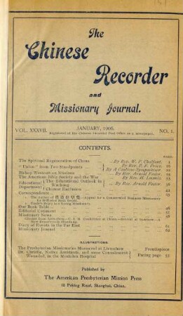 No. 1. January, 1906