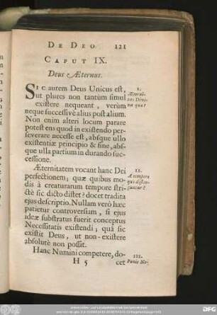 Caput IX. Deus Aeternus.