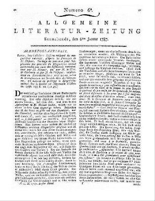 Société de l'Harmonie : Système raisonné du magnétisme universel. D'après les principes de M. Mesmer etc. Paris 1786