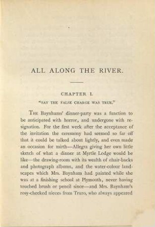 All along the river : a novel, 2