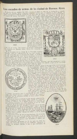Los escudos de armas de la ciudad de Buenos Aires