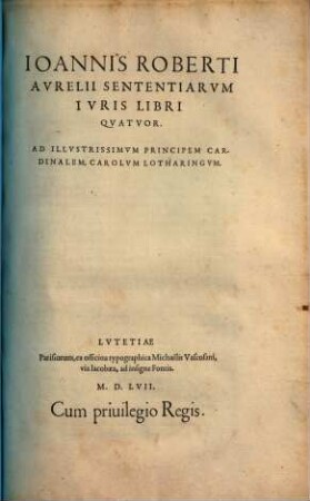 Sententiarum iuris libri quatuor