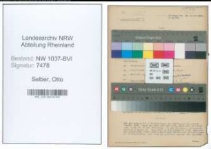 Entnazifizierung Otto Selber , geb. 17.10.1886 (Fabrikant)