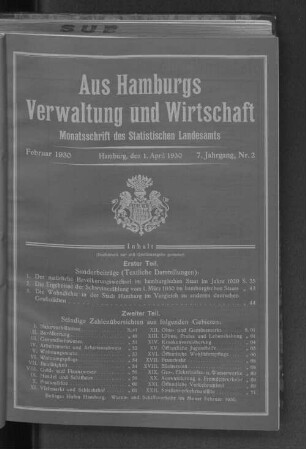 7. Jahrgang., Nr. 2, Februar 1930