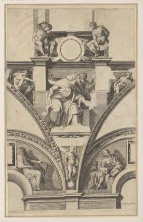 Prophet Ezechiel (Alberti, Deckenfresken Sixtinische Kapelle)