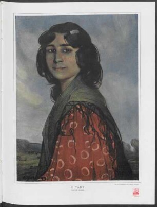 Gitana : Óleo de Zuloaga, de la colección del señor Reyles
