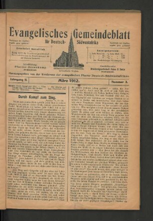 Jahrgang II. März 1912. Nummer 3.