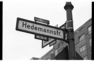Kleinbildnegativ: Konzentrationslager Hedemannstraße, 1983