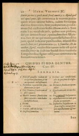 Quibus Feuda Dentur. Cap. IV.