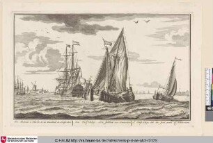 Een Turf Schip, en de Sandhoek van Amsterdam.