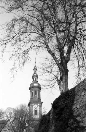 Offenburg: Stadtkirche (Turm und Mauer); Stadtgarten