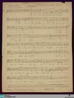 2 Pieces - Mus. Hs. 1181