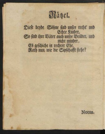Rätzel