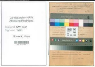Entnazifizierung Hans Nowack , geb. 26.10.1921 (Ingenieur)
