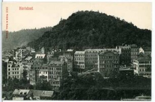Karlsbad. Blick zum Hirschensprung