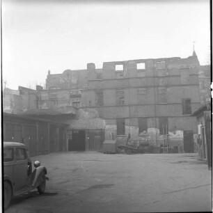 Negativ: Ruine, Ringstraße 54, 1951