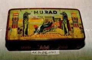 Blechdose für 50 Stück "MURAD TURKISH CIGARETTES"