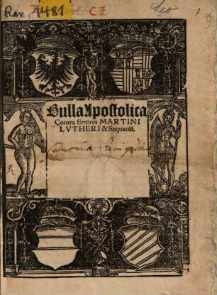 Bulla Apostolica contra errores Martini Lutheri et sequacium