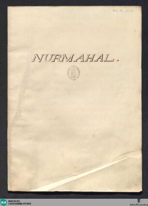Nurmahal - Mus. Hs. 1434