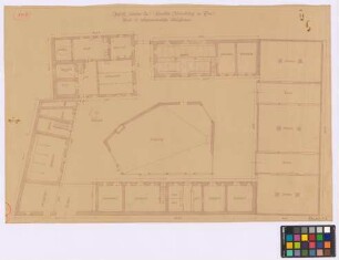 Breesen (Landkreis Altenburg): Gehöft Breesen Nummer 1 [Heitschhof]. - Scheune (Grundriss). - Wohnhaus (Grundriss). - Kuhstall (Grundriss). - Kleinviehstall (Grundriss). - Pferdestall (Grundriss). - Viehring (Grundriss)