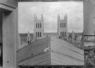 Panorama von Berlin vom Dach der Friedrichswerderschen Kirche