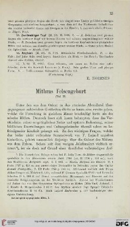 2: Mithras Felsengeburt