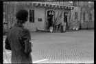 S/w-Fotografie: Umbenennung der U.S. Headquarters Berlin Brigade in Berlin-Dahlem in Lucius D. Clay Headquarters