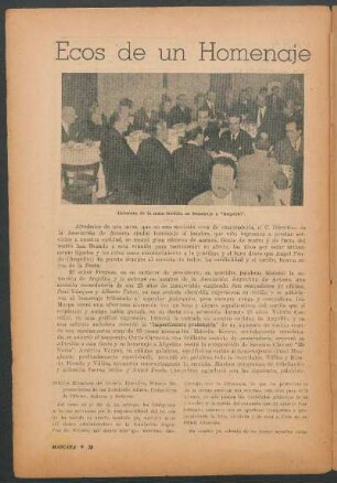 Ecos de un homenaje