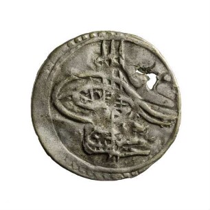 Münze, Akce, 1187 (Hijri)