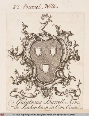 Wappen des Guillem Burrel