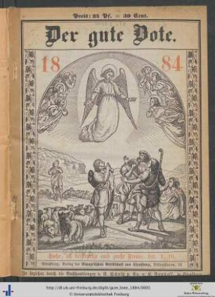 46. Jahrgang: Der Gute Bote: ... für das Jahr der Gnade 1884