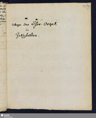 Zwiefalten, Chororgel