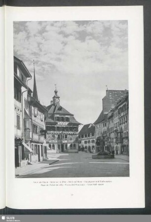 Stein am Rhein. Hauptgasse und Rathausplatz
