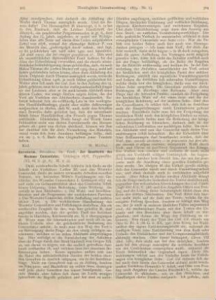 303-305 [Rezension] Bernheim, Ernst, Zur Geschichte des Wormser Concordates