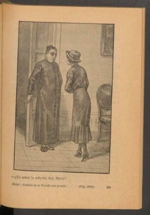 - ¿Es usted la señorita Ana María? - [Ilustración]