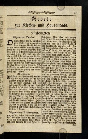 1-44, Gebete zur Kirchen- und Hausandacht
