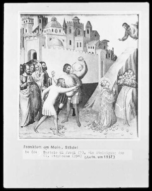Sieben Szenen der Stephanus-Legende — Die Steinigung des heiligen Stephanus