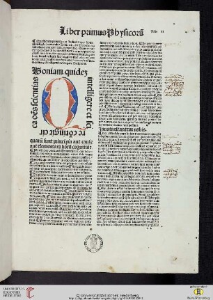 [Expositio super octo libris Physicorum Aristotelis]