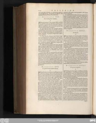 Disputatio XXVIII. De peccato originali.