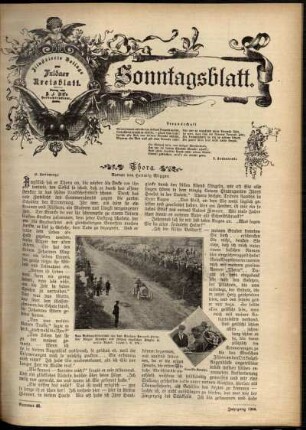 Ausgabe vom Sonntag, den 30. August 1903.
